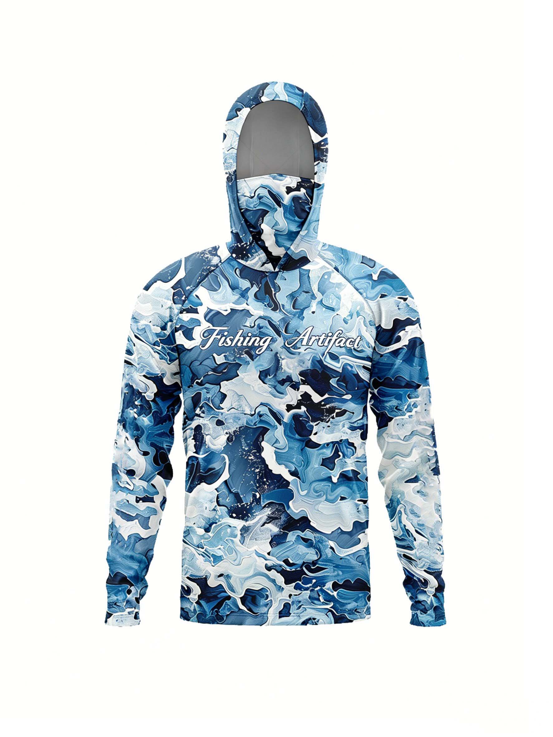 Men Summer 3D‑Printed Fishing  - огляд і ціна Sports Mask Breathable