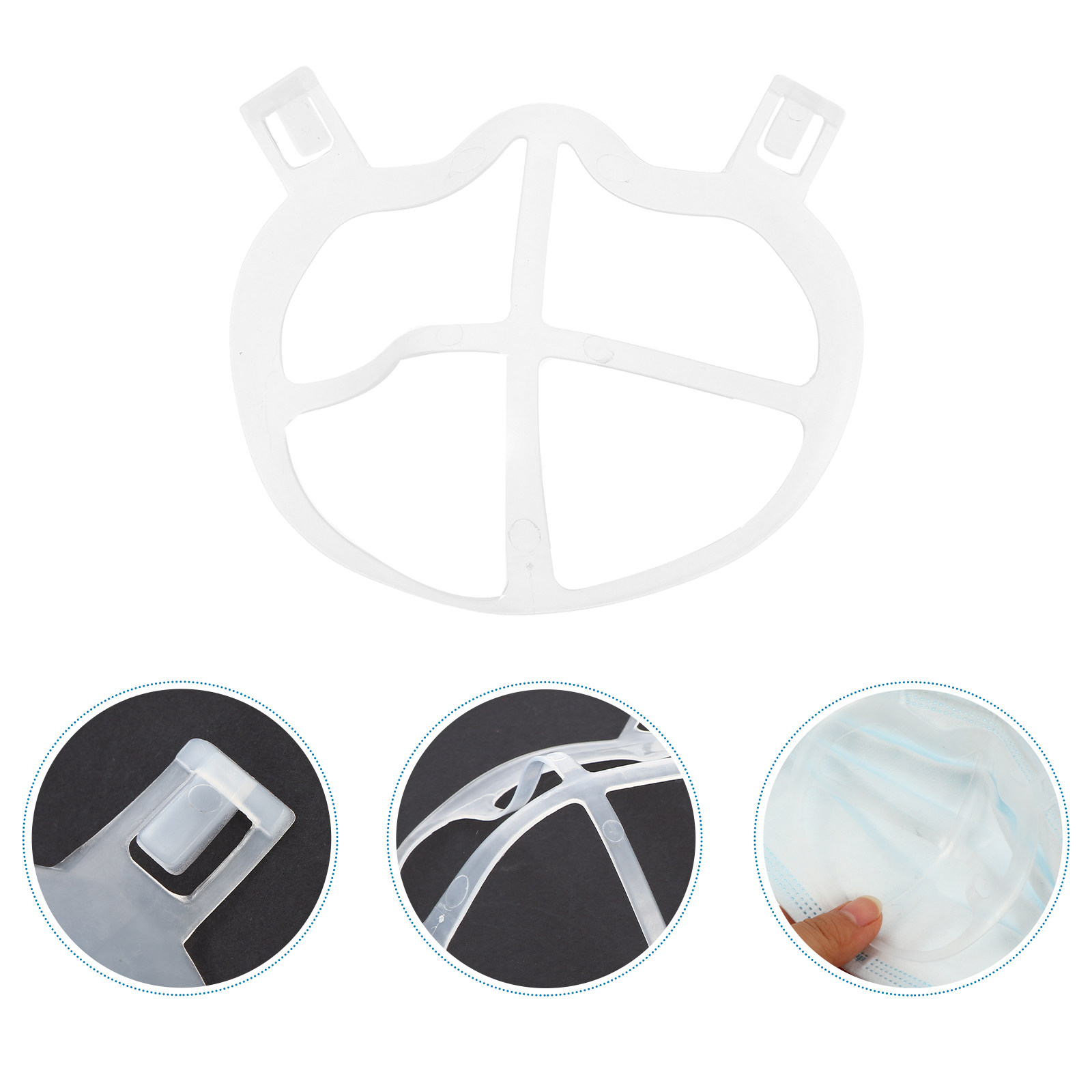 10Pcs Silicone Mask Holder Inn - огляд і ціна Silicone Mask Bracket