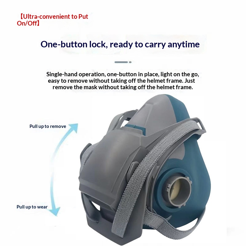 Silicone 6502QL Quick Buckle G - огляд і ціна Dust Mask Construction