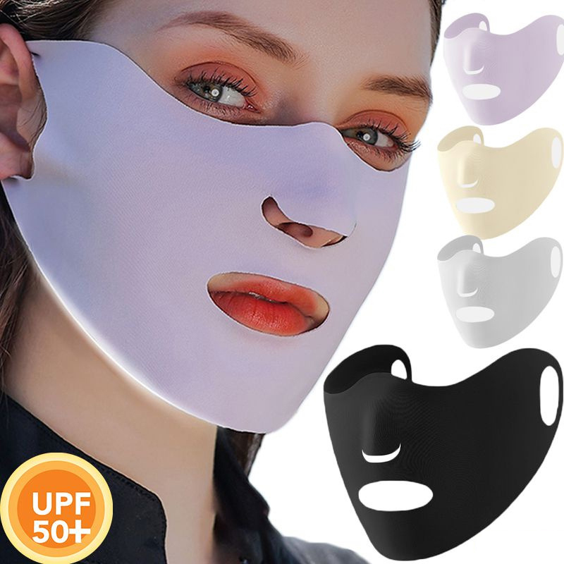 Ice Silk Sunscreen Mask Female - огляд і ціна Sports Mask Breathable